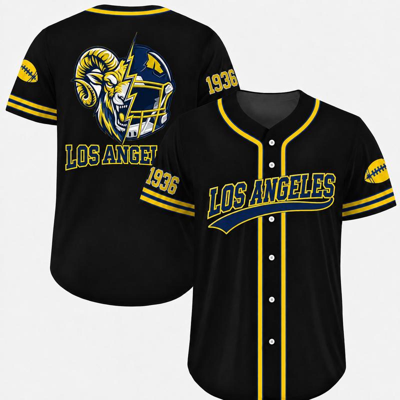 Football Team Game Day Casual Everyday Baseball Jersey