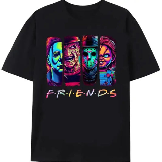 Vintage Neon Horror Graphic Halloween T-Shirt / Sweatshirt / Hoodie