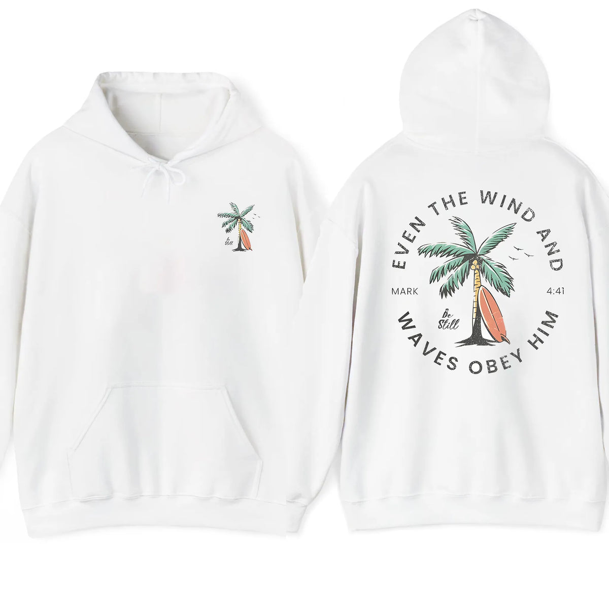 Christian Bible Verse Pattern Trendy Coconut Tree T-Shirt/Sweatshirt/Hoodie