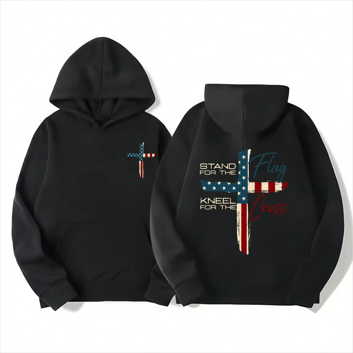 Stand For The Flag Kneel For The Cross T-Shirt / Sweatshirt / Hoodie
